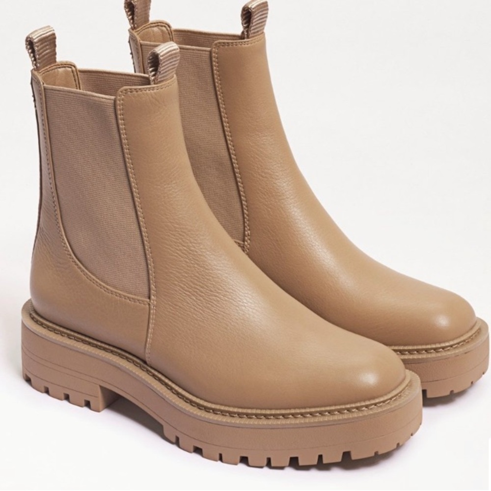 Sam Edelman Boots with Chunky Sole and Elastic Panels